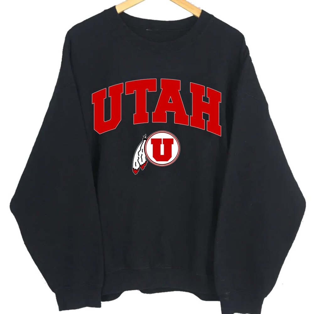 NCAA Utah Utes Varsity Teams Shirt Sweatshirt Retro Sweater